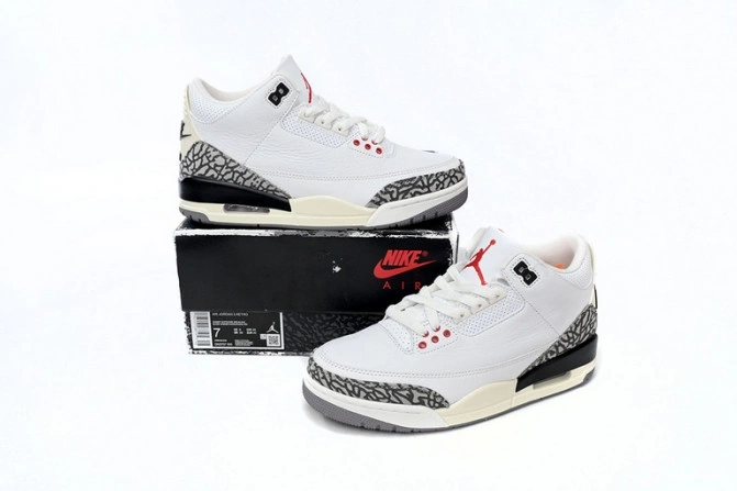 Reps LUCY Reimagined 3 Retro Jordan White Cement DN3707-100 0723